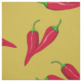 Rotes Paprikaschotenmuster, Chilipfeffer auf Stoff (Muster)