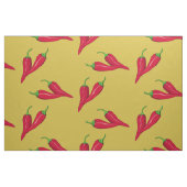 Rotes Paprikaschotenmuster, Chilipfeffer auf Stoff (Fat Quarter (45,7 x 55,9 cm))