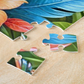 Rotes Parrot Puzzle (Seite)