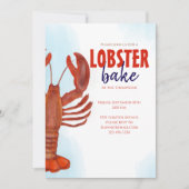 Rotes Party Einladung (Vorderseite)