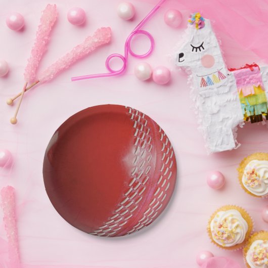 Rotes Party-Plättchen Pappteller (Party)
