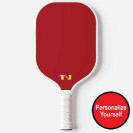 Rotes Personalisiertes Mit Monogramm Pickleball-Pa Pickleball Schläger