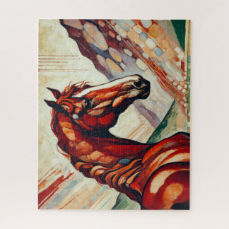 Rotes Pferd 500 Stück Puzzle