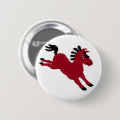 Rotes Pferd Button (Vorne & Hinten)