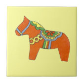 Rotes Pferd Fliese (Vorderseite)