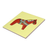 Rotes Pferd Fliese (Seite)