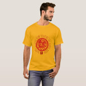 Rotes Pferd im Scherenschnitt-Stil T-Shirt (Vorne ganz)