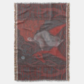 "Rotes Pferd", Ingwer, Volkskunst, Erdschattierung Decke (Vorderseite Vertikal)
