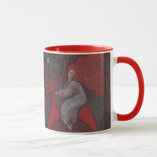 "Rotes Pferd", Ingwer, Volkskunst, Erdschattierung Tasse