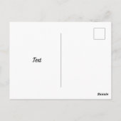 Rotes Pferd Mane Abstraktes Foto Postkarte (Rückseite)