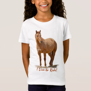 Rotes Pferd, Pferdefreund T-Shirt