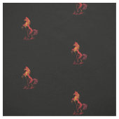 Rotes Pferd Stoff (Muster)