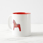 Rotes Pferd Tasse (Vorderseite Links)