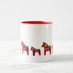 Rotes Pferd Tasse