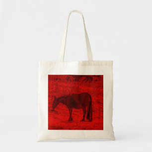Rotes Pferd Tragetasche