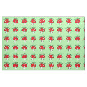 Rotes Pilz-Namen-Gewebe Stoff (Fat Quarter (45,7 x 55,9 cm))