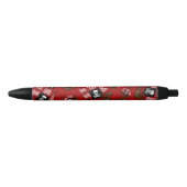 Rotes Piratenschiffsmuster Kugelschreiber (Vorderseite)