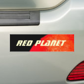 Rotes Planeten-Steigen Autoaufkleber (Auf Auto)