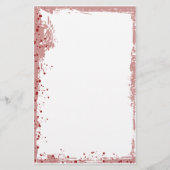 rotes platsches briefpapier (Vorderseite)
