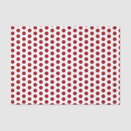Rotes Polka-Dot-Papier Seidenpapier