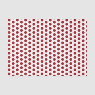 Rotes Polka-Dot-Papier Seidenpapier