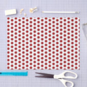 Rotes Polka-Dot-Papier Seidenpapier (Handwerk)