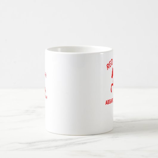 ROTES PONY-CAFÉ KAFFEETASSE (Mittel)