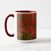 Rotes Poppies-Feld Tasse (Links)