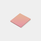 Rotes Post-It Post-it Klebezettel (angewinkelt)