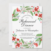 Rotes Probe Einladung (Vorderseite)