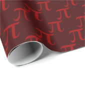 Rotes PU-Muster Geschenkpapier (Rolleneckpunkt)