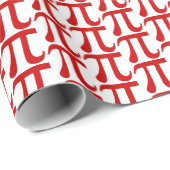 Rotes PU-TagesPackpapier Geschenkpapier (Rolleneckpunkt)