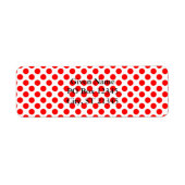 Rotes Punkte-Muster (Vorne)