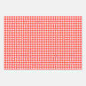 Rotes Puzzle Elegance Geschenkpapier Set (Vorderseite 3)