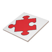 ROTES PUZZLE-STÜCK FLIESE (Seite)