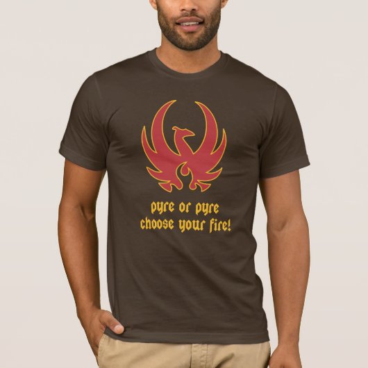 rotes Pyre fireT T-Shirt (Vorderseite)