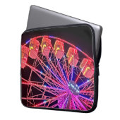 Rotes Rad Laptopschutzhülle (Vorderseite Links)