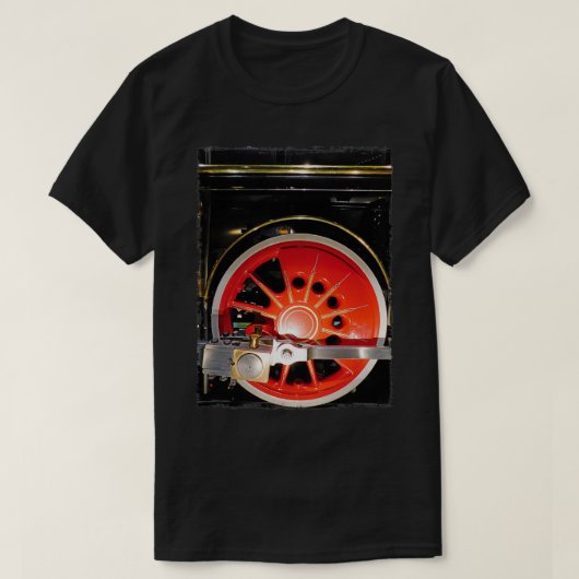Rotes Rad T-Shirt (Design vorne)