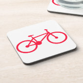 Rotes Rad Untersetzer (Linke Seite)