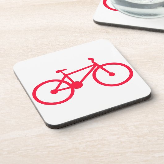 Rotes Rad Untersetzer (Linke Seite)