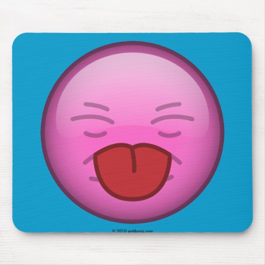 Rotes Rasberry Mousepad (Vorne)