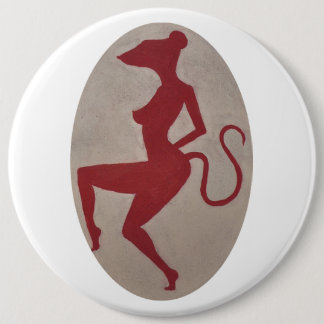 Rotes Ratten-Button Button