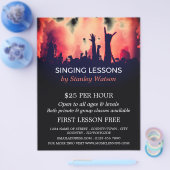 Rotes Rauchkonzert, Vokalunterricht Flyer (Einzeln)