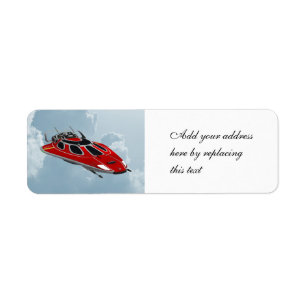 Rotes Raumschiff