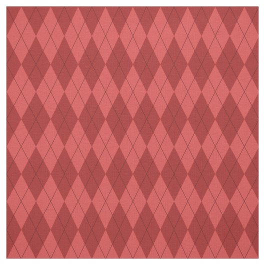 Rotes Rauten-Muster-Gewebe Stoff (Muster)