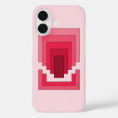 rotes Rechteck Abstrakt Case-Mate iPhone Hülle (Rückseite)