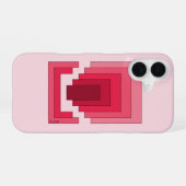 rotes Rechteck Abstrakt iPhone 16 Hülle (Rückseite (Horizontal))