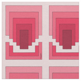 rotes Rechteck Abstrakt Stoff