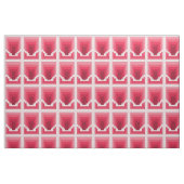 rotes Rechteck Abstrakt Stoff (Fat Quarter (45,7 x 55,9 cm))