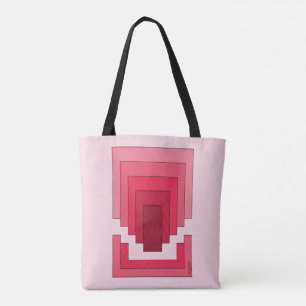 rotes Rechteck Abstrakt Tasche